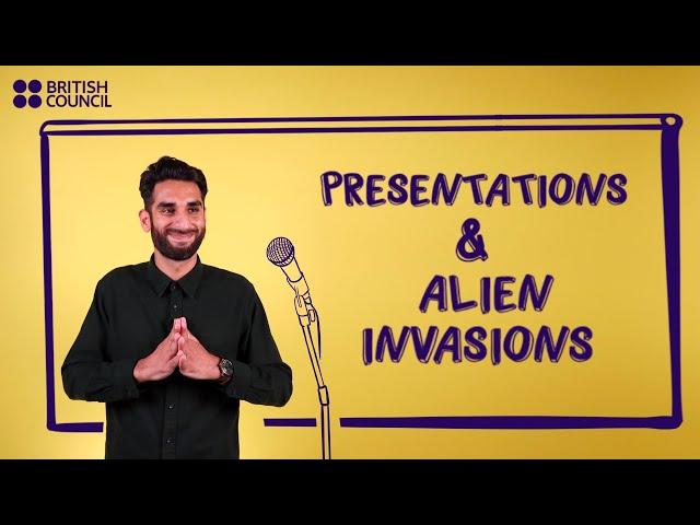 How to give an out of this world presentation - a Mini English Lesson