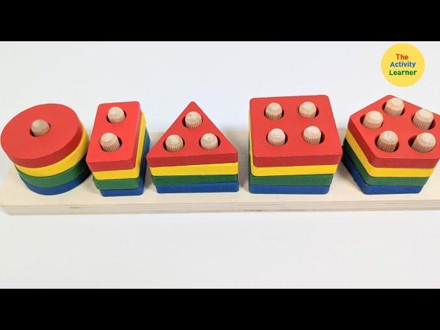 Learn Shapes & Colors | Educational Videos for Toddlers | Learning Activities