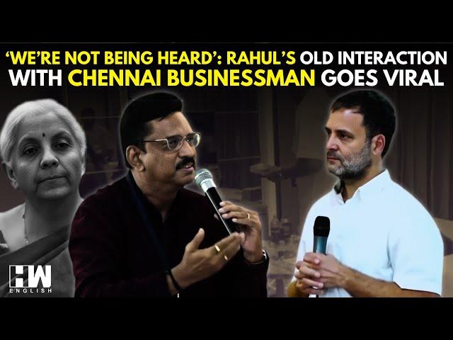 Amidst FM Sitharaman’s GST Row, Rahul Gandhi’s Old Interaction With Chennai Businessman Goes Viral