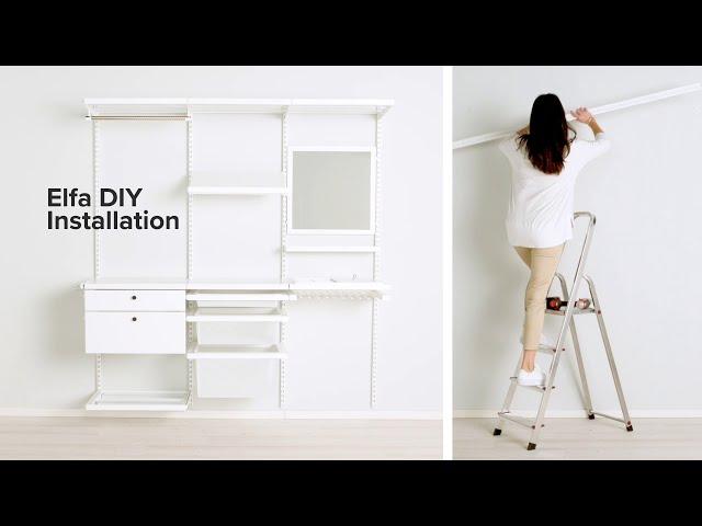 Elfa DIY Installation | The Container Store Custom Closets