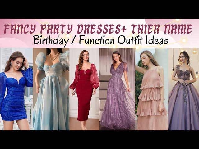 Best PARTY OUTFITS with their Name || Birthday Outfit Ideas || Outfit For Girls & Women #trending