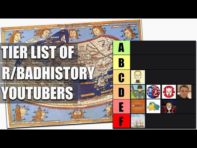 Nine r/badhistory Youtube history channels