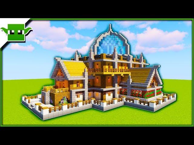 Minecraft Library Tutorial - (EASY 5X5 BUILDING SYSTEM)