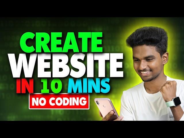 How To Create Website in 10 Minutes ( NO CODING ) with Free Domain