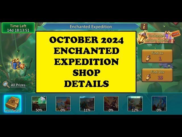 Lords Mobile - ENCHANTED EXPEDITIONSHOP DETAILS! - Easy F2P rewards