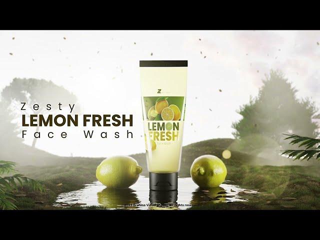 Lemon Fresh | Face wash | 3D Product Animation