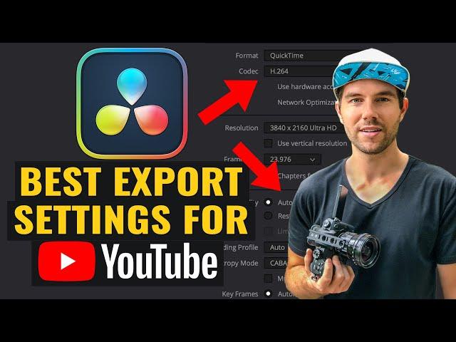 Best Export Settings For YouTube Uploads DaVinci Resolve Export Tutorial