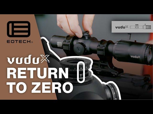 How To Set The Return To Zero On Your VUDU.