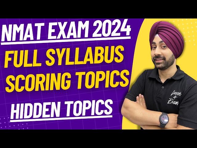 NMAT Exam 2024: Complete Syllabus Breakdown & Top Scoring Topics