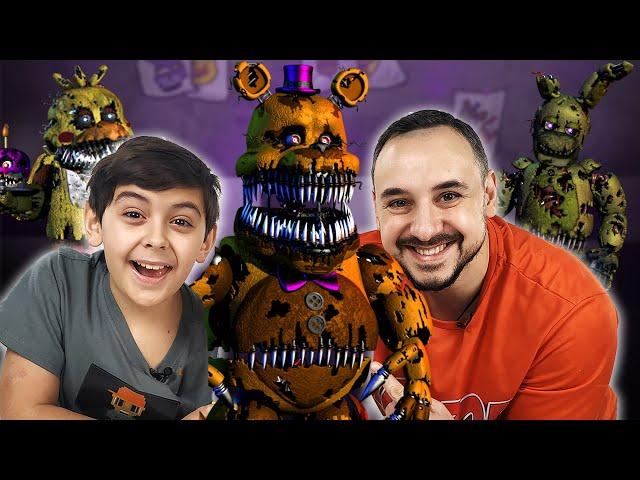 ПАПА РОБ И ЯРИК: FNAF 3 И ФНАФ 4! АНИМАТРОНИКИ ИЗ FIVE NIGHTS AT FREDDY`S АТАКУЮТ!