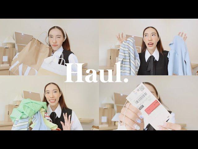 Shopping Haul  Ep.11 เปิดถุงเสื้อผ้า ZARA จุกๆแน่นๆเกือบหมื่น! อะไรลด อะไรควรตำ l jjjjiinaa55