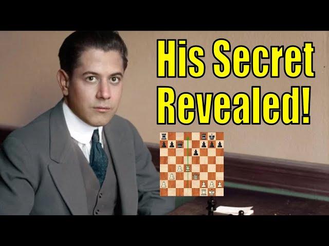 The Hidden Chess Strategy Behind Capablanca's Success