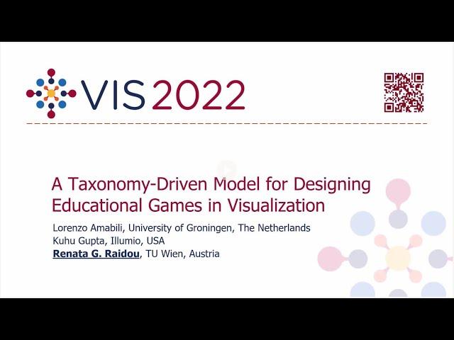 A Taxonomy-Driven Model for Designing Educational Games in Visualization