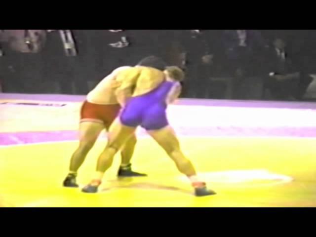 1990 Senior Greco World Championships: 130 kg Andrew Borodow (CAN) vs. Alexander Karelin (USSR)