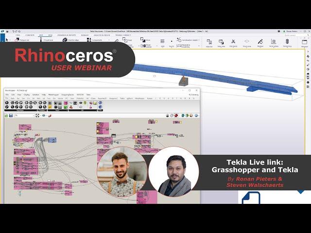 Rhino User Webinar: Tekla Live link: Grasshopper and Tekla