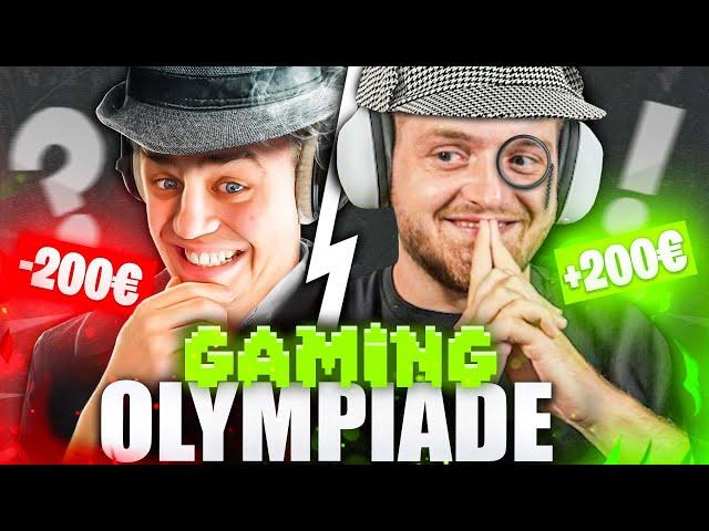 200€ GEWONNEN gegen PAPAPLATTE & FILOW mit RUMATHRA! | Gaming Olympiade Teil 2