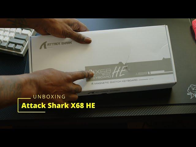 Attack Shark X68 HE Magnetic Gaming Keyboard Unboxing Video