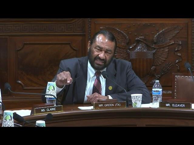 Rep. Al Green - "All terrorists must be treated the same."