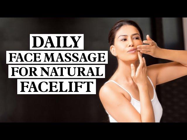 Daily Face Massage For Natural Facelift- FOLLOW ALONG