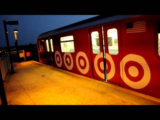 MTA NYC Subway Kawasaki R142A #7641 (6) Target Train BKLYN Bridge bound arriving at Castle Hill Ave