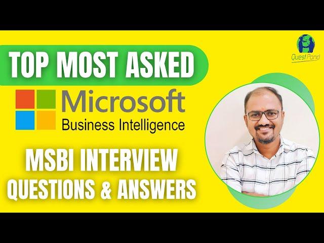 MSBI(SSAS, SSIS & SSRS) Interview Questions & Answers | MSBI Interview Questions and answers