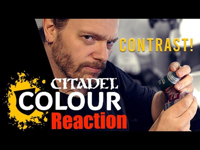 Citadel Colour Contrast Paint Reaction with MiniWarGaming Lee