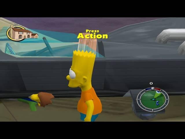 The Simpsons Hit & Run - Ped Replacements and Homer Voiced Bart