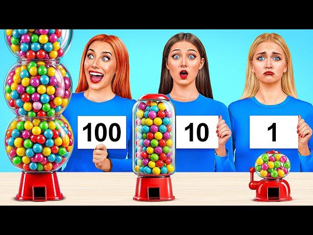 100 Слоев Еды Челлендж | Вкусные Кухонные Лайфхаки от Multi DO Challenge