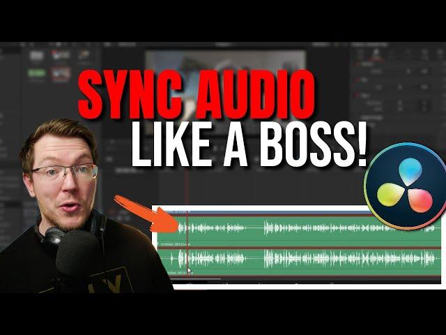 5 BEGINNER TIPS FOR PERFECT AUDIO SYNC - Davinci Resolve FREE