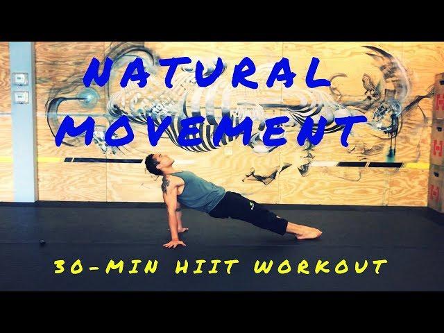 MOVEMENT meets HIIT: 30-minute Natural Movement Workout (No Equipment)