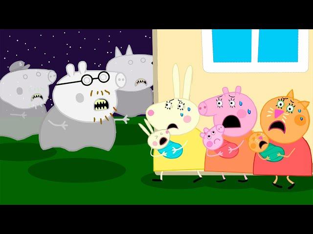 Zombie Apocalypse, Zombies Appear At The Maternity Hospital‍️| Peppa Pig Halloween Funny Animation