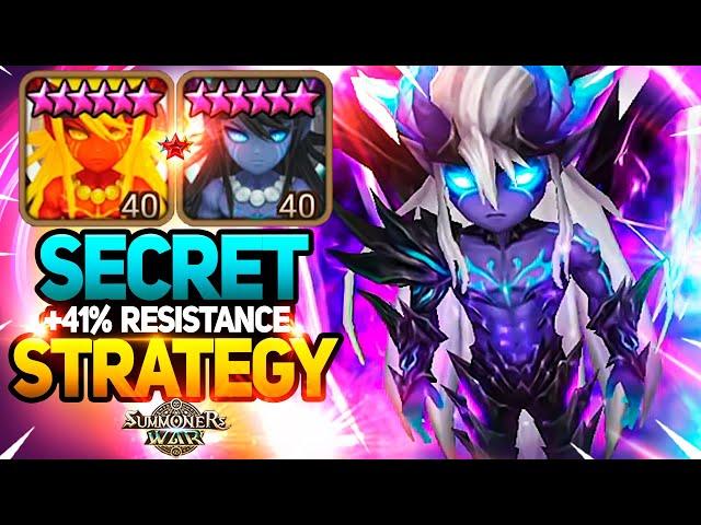 JAPANESE SECRET STRATEGY with +41% Resistance Lead - Summoners War