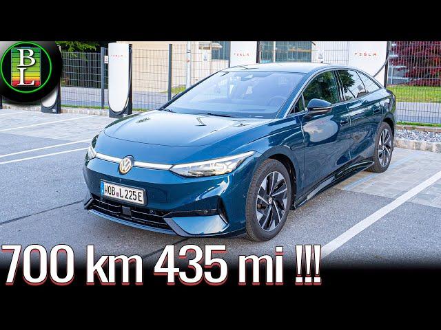 Can I get 700 km (435 mi) of range out of the VW Id.7 ProS (86kWh)
