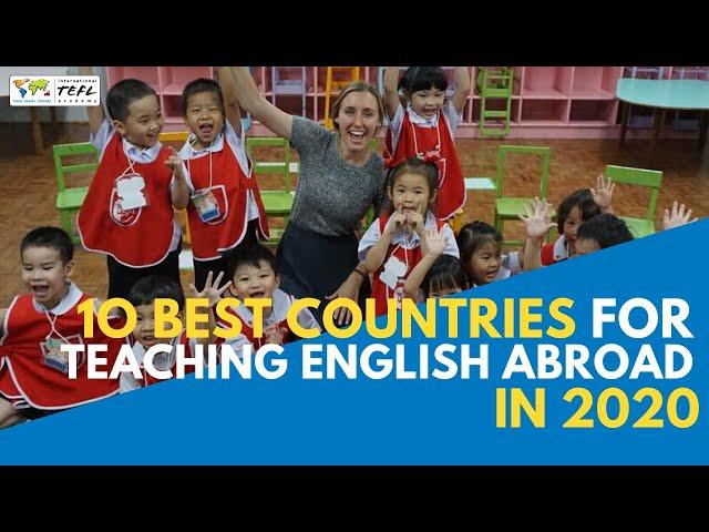 10 Best Countries For Teaching English Abroad in 2020 - Webcast