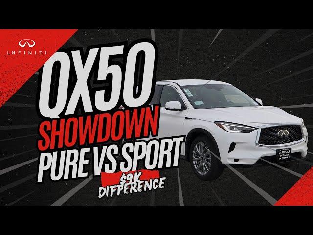 Is the QX50 SPORT Worth $9k MORE?! | GLENDALE INFINITI