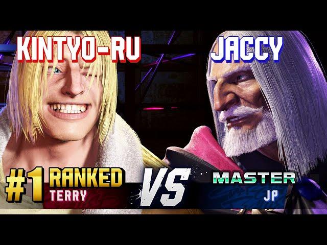 SF6 ▰ KINTYO-RU (#1 Ranked Terry) vs JACCY (JP) ▰ High Level Gameplay