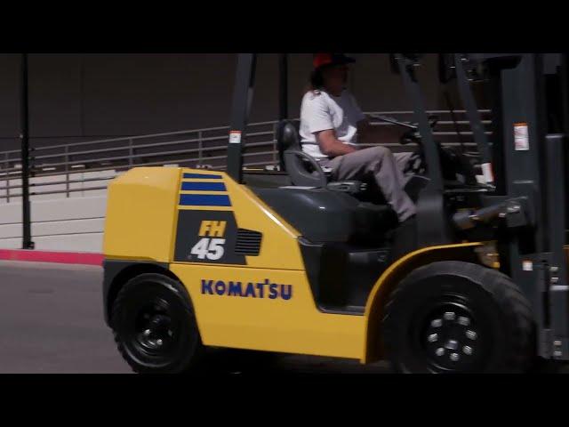 Komatsu Forklift at North America’s Premier Construction Trade Show