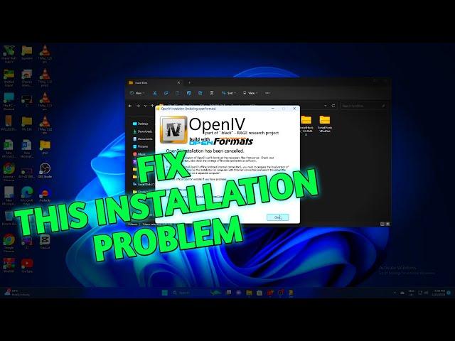 How to fix openiv installation problem // Openiv installation has been canceled problem solve