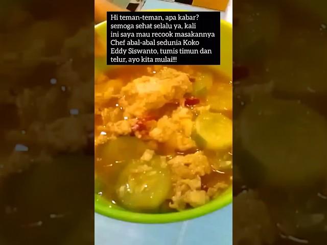 Tumis Timun dan Telur ala Chef Eddy Siswanto | Recook