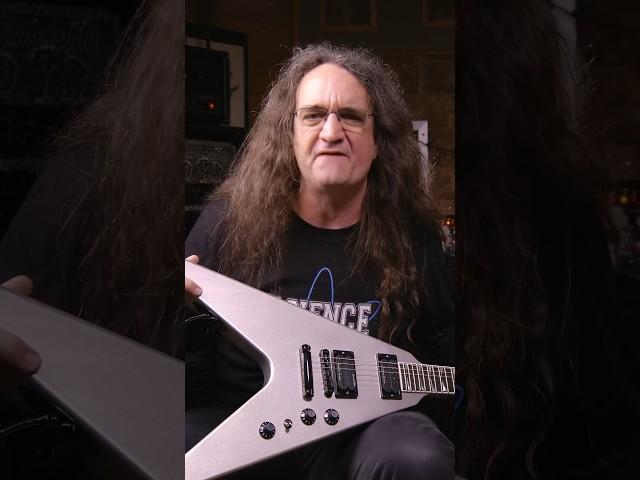 Songwriting on the Mustaine V! #megadeth 