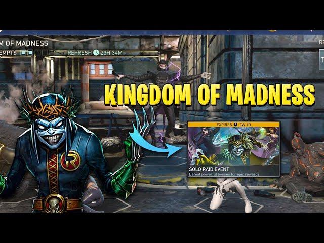 Kingdom Of Madness is Back | Solo Raids | Injustice 2 Mobile