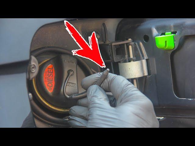 BMW fix Tether strap fuel cap DIY