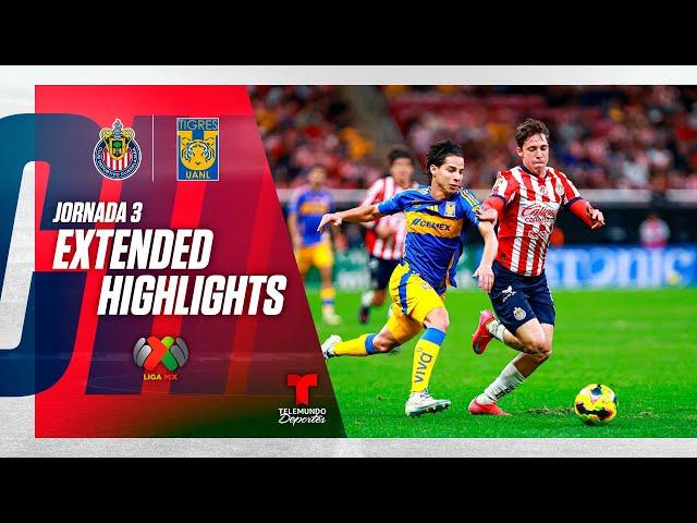 Chivas vs. Tigres (ESP) | Highlights Chivas | Liga MX Jornada 3 | Telemundo Deportes