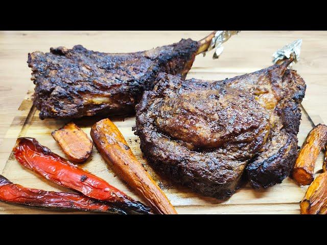  Tandoor steak tomahawk | Ribeye steak in tandoor | Domoed