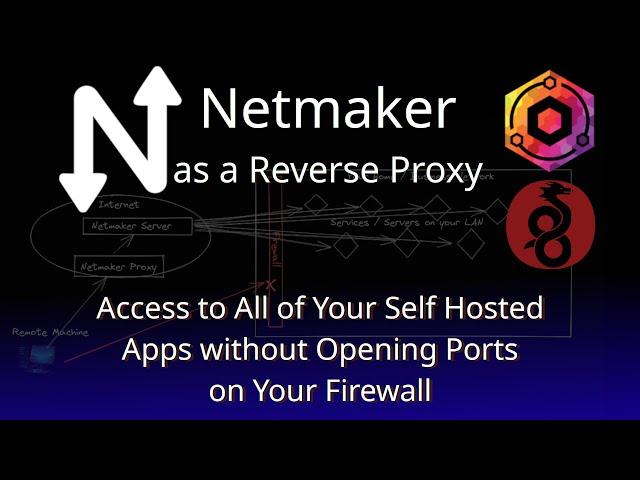 Create a Reverse Proxy for self hosted services using Netmaker and Wireguard!