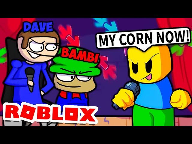 I Pretended To Be DAVE & BAMBI In Roblox Funky Friday