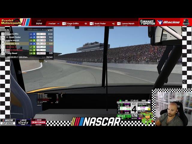 iRacing Vr F1600 SimLab Nascar Truck ( Snetterton 200 Oulton Park New Hampshire)