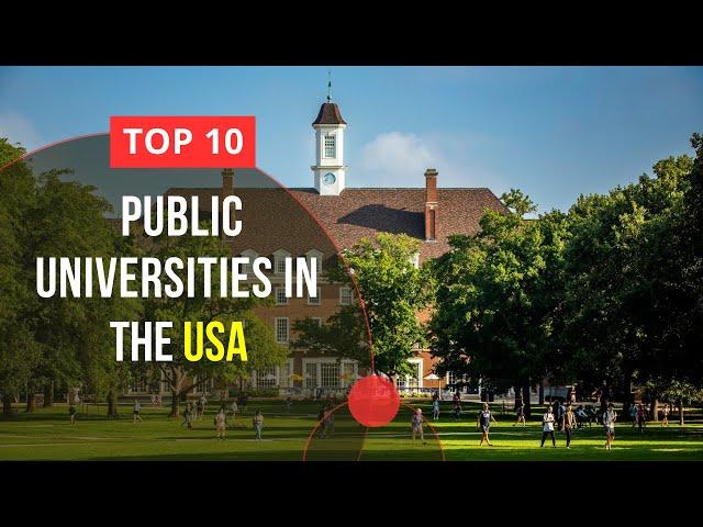 Top 10 Public Universities in USA | Study in USA