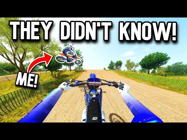 I WENT UNDERCOVER AS A NOOB IN MX BIKES!