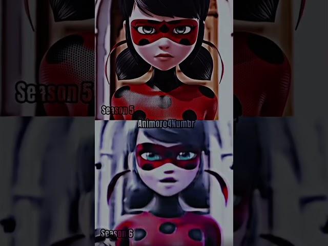 S6 VS S5 Edit by me️#edit #miraculousseason5 #miraculousseason6 #ladybug #marinettedupaincheng #VS